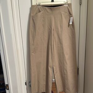 Old Navy Pixueb Wide Leg Pants - Tan NWT